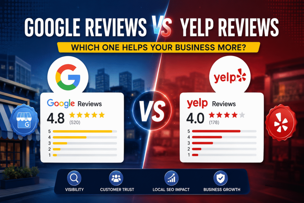 Google Reviews Vs Yelp Reviews