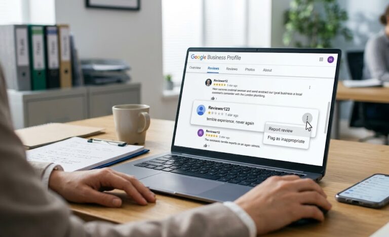 how to report a fake google review uk