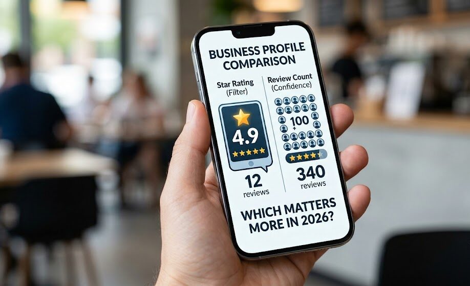 star rating vs review count